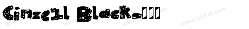 Cinze1l Black字体转换
